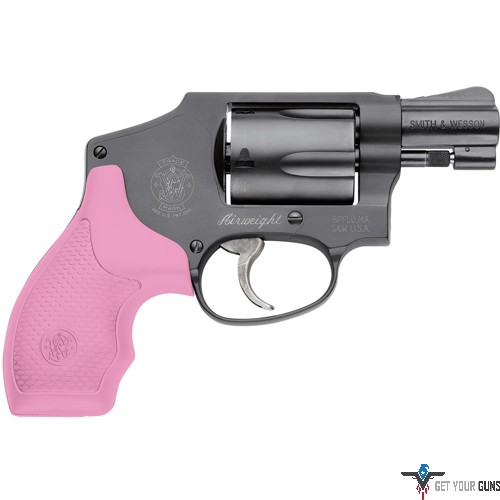 S&W 442 .38SPL+P 1 7/8" FS 5-SHOT MATTE BLACK PINK GRIP