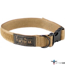 US TACTICAL K9 COLLAR QUICK RELEASE BUCKLE XL 24" COYOTE