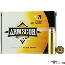 ARMSCOR AMMO .44 MAGNUM 240GR. JHP 20-PACK