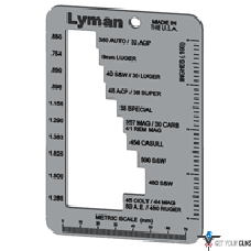 LYMAN E-ZEE CASE GAUGE PISTOL & REVOLVER