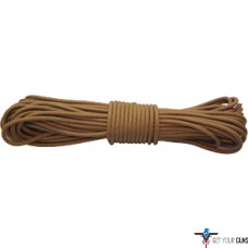 RED ROCK 550 PARACHUTE CORD 50 FEET COYOTE