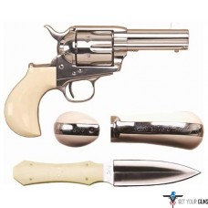 CIMARRON DOC HOLLIDAY COMBO .45LC FS 3.5" NICKEL TRU-IVORY