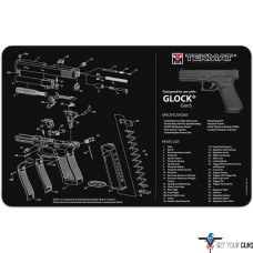 TEKMAT ARMORERS BENCH MAT 11"x17" GLOCK GEN5 BLACK