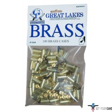 GREAT LAKES BRASS .40SW NEW 100CT