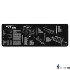 TEKMAT ARMORERS BENCH MAT 12"X36" AR-15 BLACK