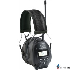 WALKERS MUFF WITH AM/FM RADIO & PHONE CONNECTION 25dB BLACK