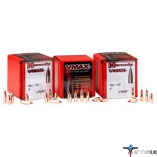 HORNADY BULLETS 22 CAL .224 55GR V-MAX W/CANNELURE 100CT