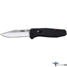 SOG KNIFE FLARE SATIN POLISH STRAIGHT EDGE 3.5" BLADE