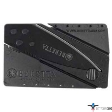 BERETTA CREDIT CARD KNIFE 2.5" BLADE BLACK
