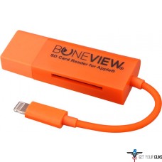 BONEVIEW SD CARD READER FOR IPHONE 5,6,7 W/LIGHTNING XTNDR