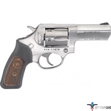 RUGER SP101 .327 FED MAG 3" FS STAINLESS RUBBER