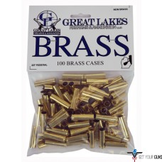 GREAT LAKES BRASS .327 FEDERAL MAGNUM NEW 100CT