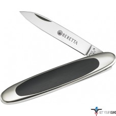 BERETTA KNIFE TRADITIONAL EBONY WOOD 2.5" W/POUCH