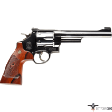 S&W 25 CLASSIC .45LC 6.5" AS BLUED CHECKERED WOOD GRIPS