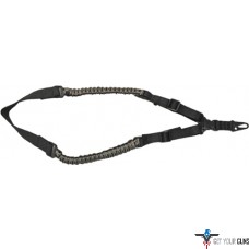 TOC TACTICAL PARACORD SLING SINGLE POINT BLACK/GREEN