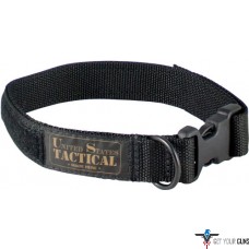 US TACTICAL K9 COLLAR QUICK RELEASE BUCKLE LARGE 21" BLACK