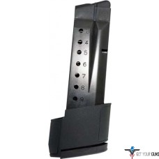 PRO MAG MAGAZINE S&W SHIELD 9MM 10-ROUNDS BLUED STEEL