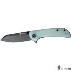 SENCUT KNIFE FRITCH 2.99" NATURAL G10/BLACK STONEWASH