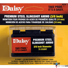 DAISY SLINGSHOT AMMUNTION 3/8" STEEL 75-COUNT PACK