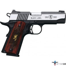 BG BLACK LABEL MEDALLION PRO 1911-380 .380ACP FS 3.62" WOOD