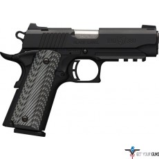 BG BLK LABEL PRO COMPACT 1911 .380ACP FNS 8SH W/RAIL BLK G10