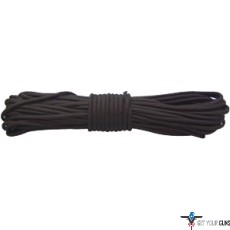 RED ROCK 550 PARACHUTE CORD 50 FEET BLACK