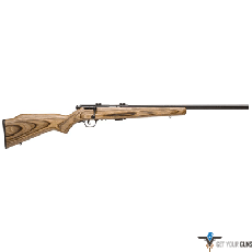 SAVAGE 93R17-BV .17HMR 21" HB ACCU TGR BLUED/BROWN LAMINATE