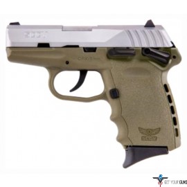 SCCY CPX1-TT PISTOL DAO 9MM 10RD SS/FDE MANUAL SAFETY