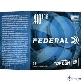 FEDERAL TOP GUN .410 1/2OZ 1330FPS #7.5  250RD CASE LOT