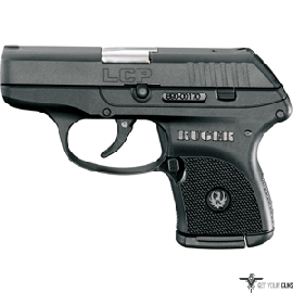 RUGER LCP .380ACP 6-SHOT FS BLUED BLACK SYNTHETIC  *