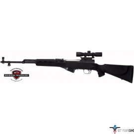 ADV. TECH. STOCK FOR SKS RIFLE MONTE CARLO BLACK SYNTHETIC