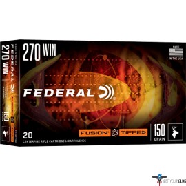 FEDERAL FUSION 270 WIN 150GR TIPPED FUSION 20RD 10BX/CS