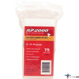SLIP 2000 CLEANING PATCHES 3" SQUARE .12/.16/.20GA 75-PACK
