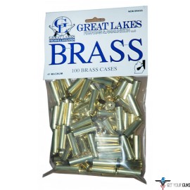GREAT LAKES BRASS .41 REM. MAGNUM NEW 100CT