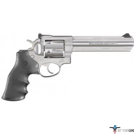 RUGER GP100 .327 FEDERAL 6" AS STAINLESS HOGUE MONOGRIP