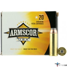 ARMSCOR AMMO .44 MAGNUM 240GR. JHP 20-PACK