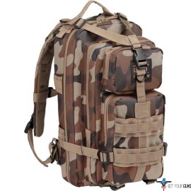 BULLDOG COMPACT BACKPACK W/ MOLLE THROWBACK CAMO