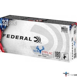 FED AMMO NON-TYPICAL .350 LEGEND 180GR. SP 20-PACK
