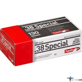 AGUILA AMMO .38 SPECIAL 130GR. FMJ-RN 50-PACK