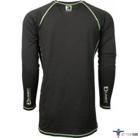 ELEMENT OUTDOORS BASE LAYER THERMAL SHIRT BLACK X-LARGE