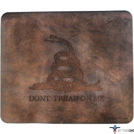 VERSACARRY LTHER CLEANING MAT 13"X11" "DON'T TREAD ON ME" BR