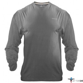 MEDALIST PERFORMANCE CREW LS TACTICAL SHIELD CHARCOAL MED