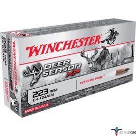 WIN AMMO DEER SEASON XP .223 64GR. EXTREME POINT 20-PACK