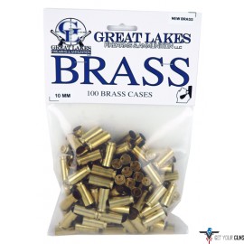 GREAT LAKES BRASS 10MM ACP NEW 100CT