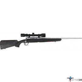 SAVAGE AXIS XP S/S .22-250 22" 3-9X40 SS/BLACK SYN ERGO STOCK