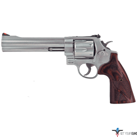 S&W 629 DELUXE .44MAG 6" AS 6-SHOT CHECKERED WOOD GRIPS