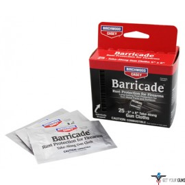 B/C BARRICADE RUST PROTECTION 25-INDIVIDUALLY PACKED WIPES