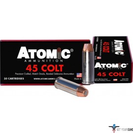 ATOMIC AMMO .45LC 250GR. BONDED MATCH HP 50-PACK