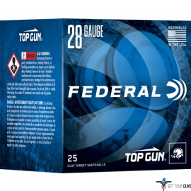 FEDERAL TOP GUN 28GA 3/4OZ 1330FPS #8 250RD CASE LOT