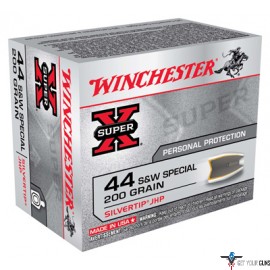 WIN AMMO SUPER-X .44SW SPECIAL 200GR. SILVERTIP HP 20-PACK